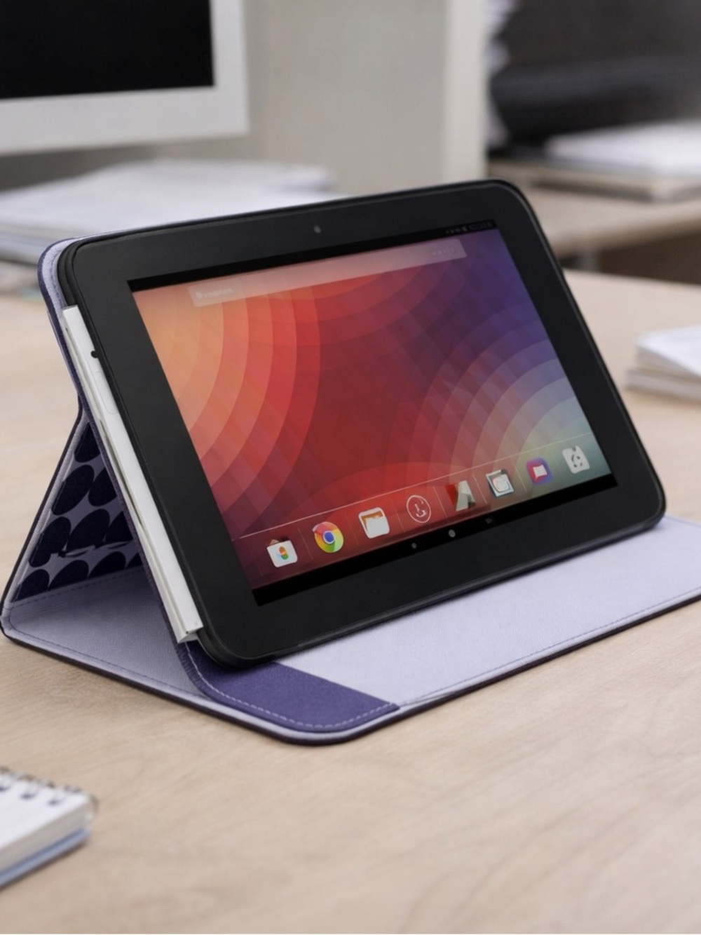 Belkin Nexus 10 Mod Cover Case Stand Tablet Folio Purple Pattern New in Package - Picture 3 of 3